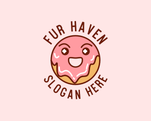 Happy Sweet Donut logo design