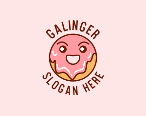 Donut - Happy Sweet Donut logo design