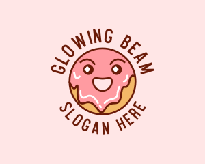 Happy Sweet Donut logo design