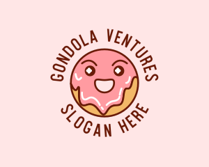 Happy Sweet Donut logo design