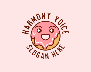 Happy Sweet Donut logo design