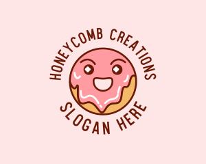 Happy Sweet Donut logo design