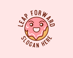 Happy Sweet Donut logo design