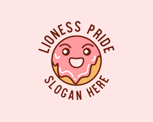 Happy Sweet Donut logo design