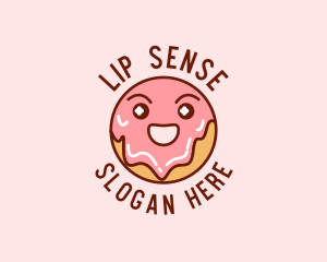 Happy Sweet Donut logo design