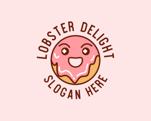 Happy Sweet Donut logo design