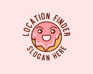 Happy Sweet Donut logo design