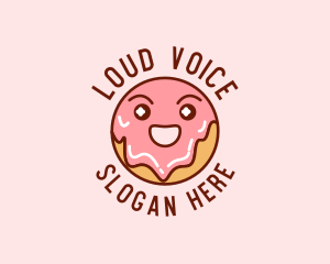 Happy Sweet Donut logo design