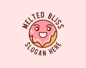 Happy Sweet Donut logo design