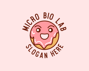 Happy Sweet Donut logo design