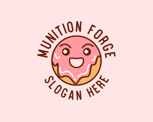 Happy Sweet Donut logo design