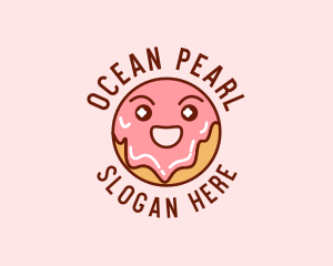 Happy Sweet Donut logo design