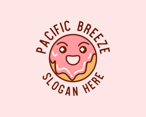 Happy Sweet Donut logo design