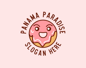 Happy Sweet Donut logo design