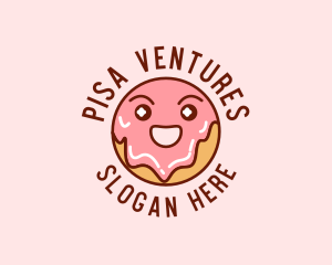 Happy Sweet Donut logo design