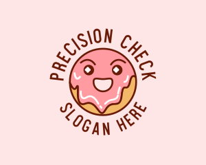 Happy Sweet Donut logo design