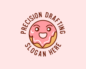 Happy Sweet Donut logo design