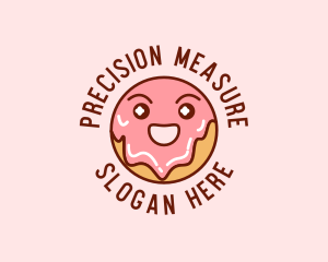 Happy Sweet Donut logo design