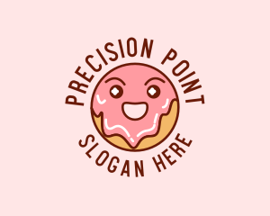 Happy Sweet Donut logo design