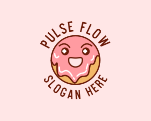 Happy Sweet Donut logo design