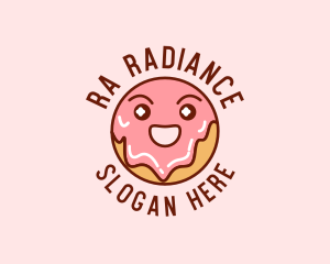 Happy Sweet Donut logo design