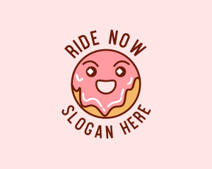 Happy Sweet Donut logo design