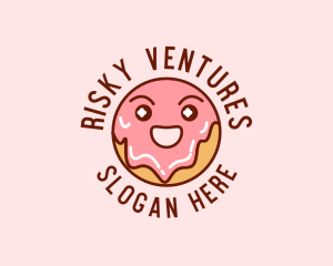 Happy Sweet Donut logo design