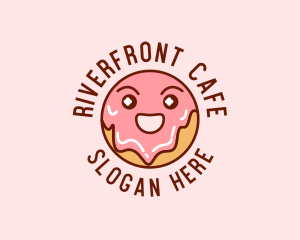 Happy Sweet Donut logo design