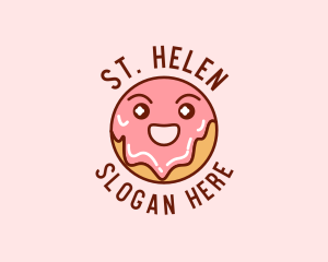 Happy Sweet Donut logo design