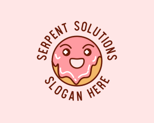 Happy Sweet Donut logo design