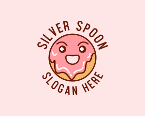 Happy Sweet Donut logo design