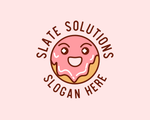 Happy Sweet Donut logo design