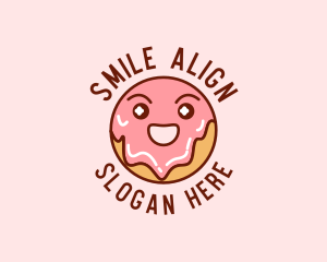 Happy Sweet Donut logo design