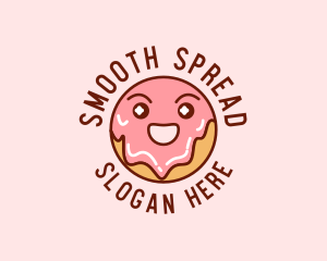 Happy Sweet Donut logo design