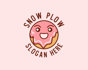 Happy Sweet Donut logo design