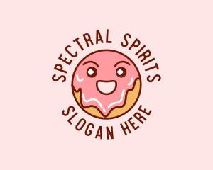 Happy Sweet Donut logo design