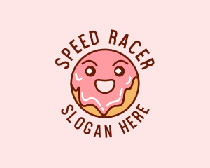 Happy Sweet Donut logo design