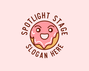 Happy Sweet Donut logo design