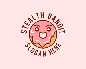 Happy Sweet Donut logo design