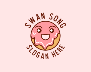 Happy Sweet Donut logo design