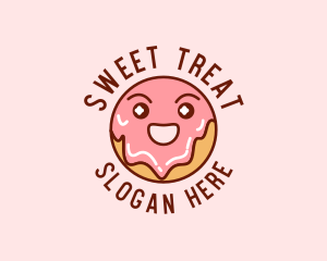 Doughnut - Happy Sweet Donut logo design