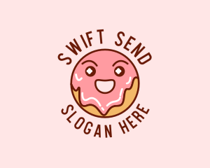 Happy Sweet Donut logo design