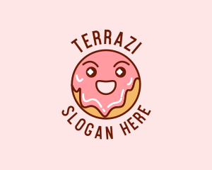 Happy Sweet Donut logo design