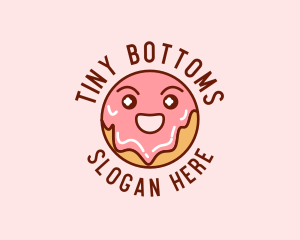 Happy Sweet Donut logo design