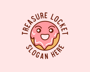 Happy Sweet Donut logo design