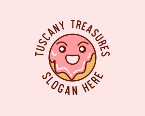 Happy Sweet Donut logo design