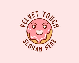 Happy Sweet Donut logo design