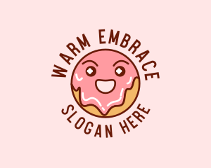 Happy Sweet Donut logo design