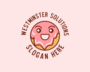 Happy Sweet Donut logo design