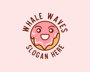 Happy Sweet Donut logo design